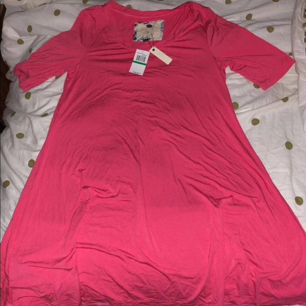 Pink Scoop Neck Shirt/Dress 🌸🌷🎀